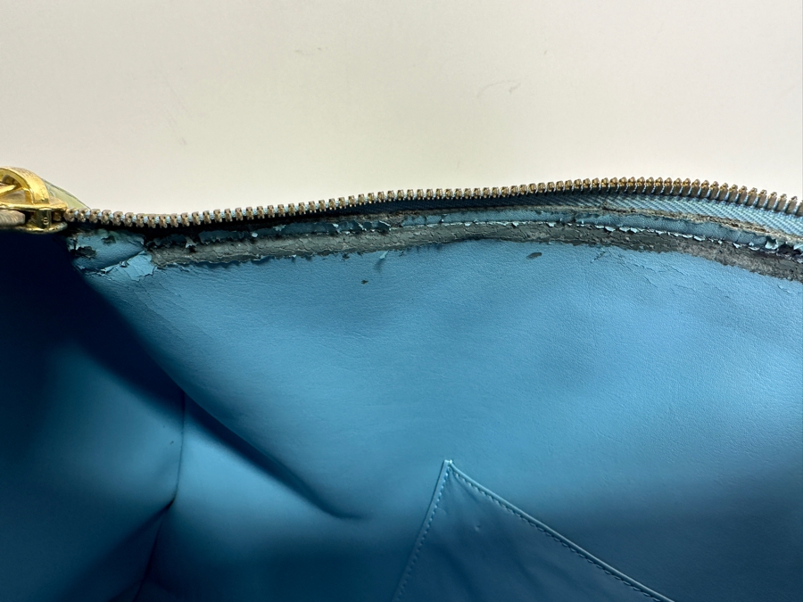 Louis Vuitton Mercer Keepall Handbag Monogram Vernis 45 (Has Some Discoloration Outside / Inside Has Some Peeling - See Photos) 18.5W X 8.5D X 11H [Photo 16]