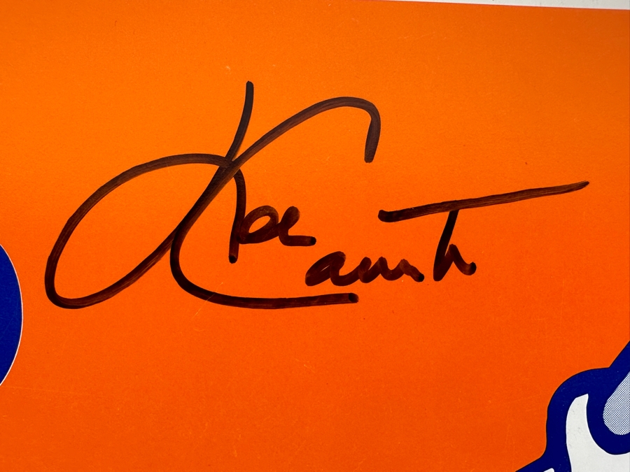 Tony Gwynn & Ken Caminiti Autographed Keep The Faith Padres Sign The San Diego Union Tribune With Jack In The Box Ad On Back 1996 14 X 10 [Photo 3]