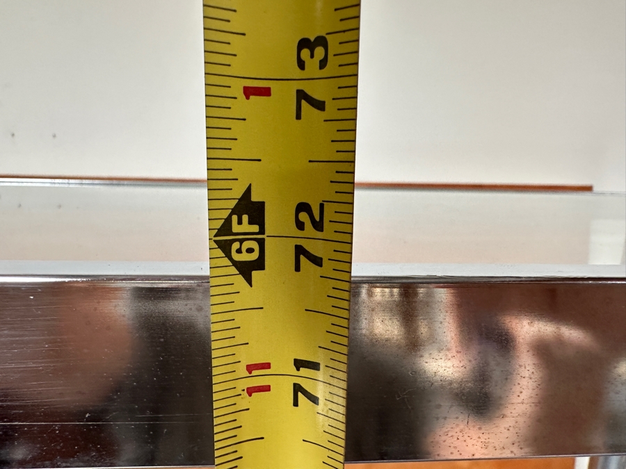 Vintage Chrome & Glass Modular Bookcase Display Cabinet 41W X 17D X 72H [Photo 8]