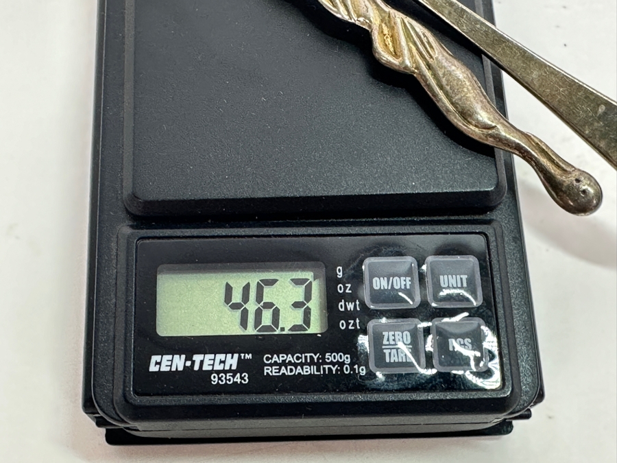 Pair Of Vintage Tiffany & Co. Sterling Silver Spoons (46.3g) Plus Porcelain Tiffany & Co. Jewelry Trinket Box [Photo 7]