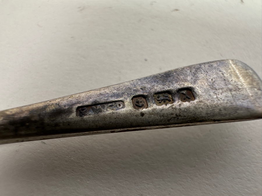 Cartier Sterling Silver Child's Fork Plus Two Vintage English Hallmarked Sterling Silver Child's Spoons 43g [Photo 5]