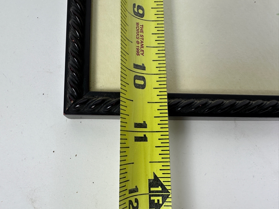 Original Silk Peakcock Mixed Media Painting Signed V. Cheng Framed 8.5 X 10.5 [Photo 10]