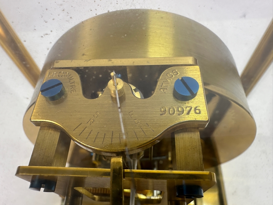 Vintage Jaeger Le Coultre Atmos Perpetual Motion Atmospheric Clock - Needs Servicing S/N 90,976 1950s 7W X 5.5D X 8.75H [Photo 23]