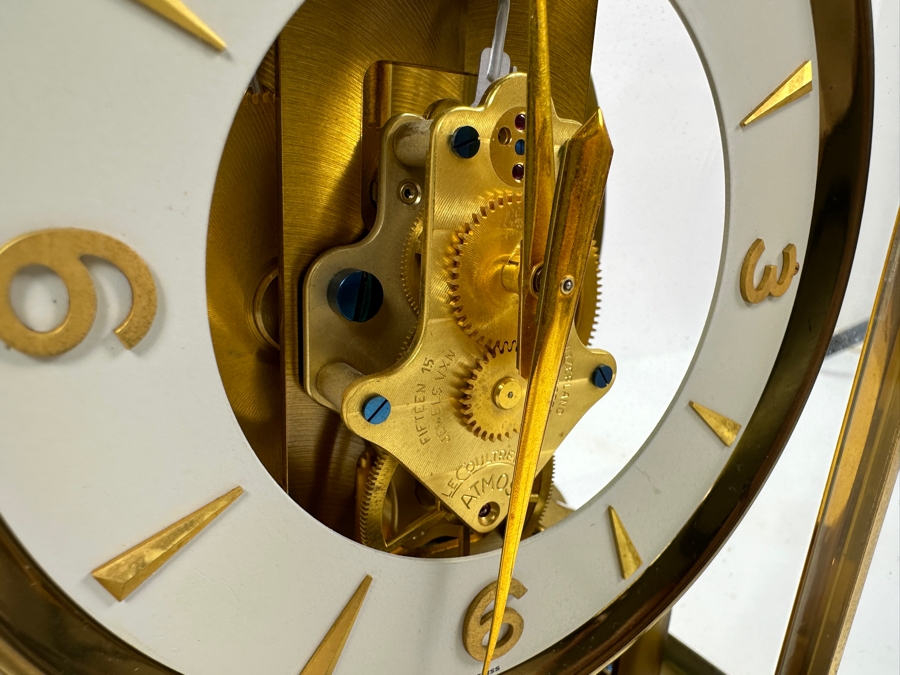 Vintage Jaeger Le Coultre Atmos Perpetual Motion Atmospheric Clock - Needs Servicing S/N 90,976 1950s 7W X 5.5D X 8.75H [Photo 10]