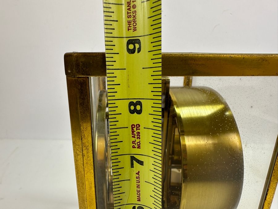 Vintage Jaeger Le Coultre Atmos Perpetual Motion Atmospheric Clock - Needs Servicing S/N 90,976 1950s 7W X 5.5D X 8.75H [Photo 26]