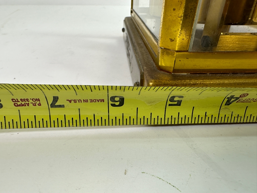 Vintage Jaeger Le Coultre Atmos Perpetual Motion Atmospheric Clock - Needs Servicing S/N 90,976 1950s 7W X 5.5D X 8.75H [Photo 25]