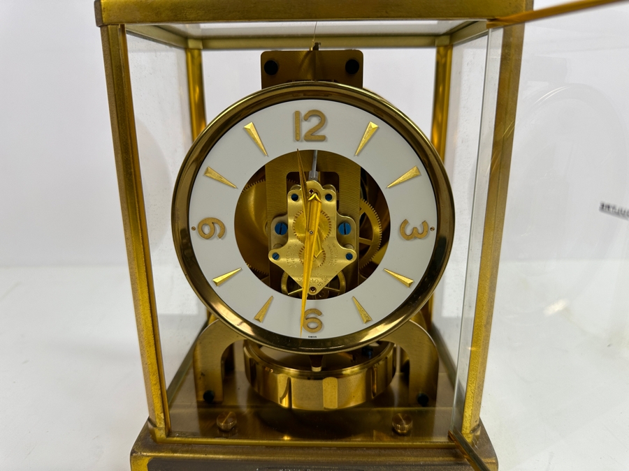 Vintage Jaeger Le Coultre Atmos Perpetual Motion Atmospheric Clock - Needs Servicing S/N 90,976 1950s 7W X 5.5D X 8.75H [Photo 9]