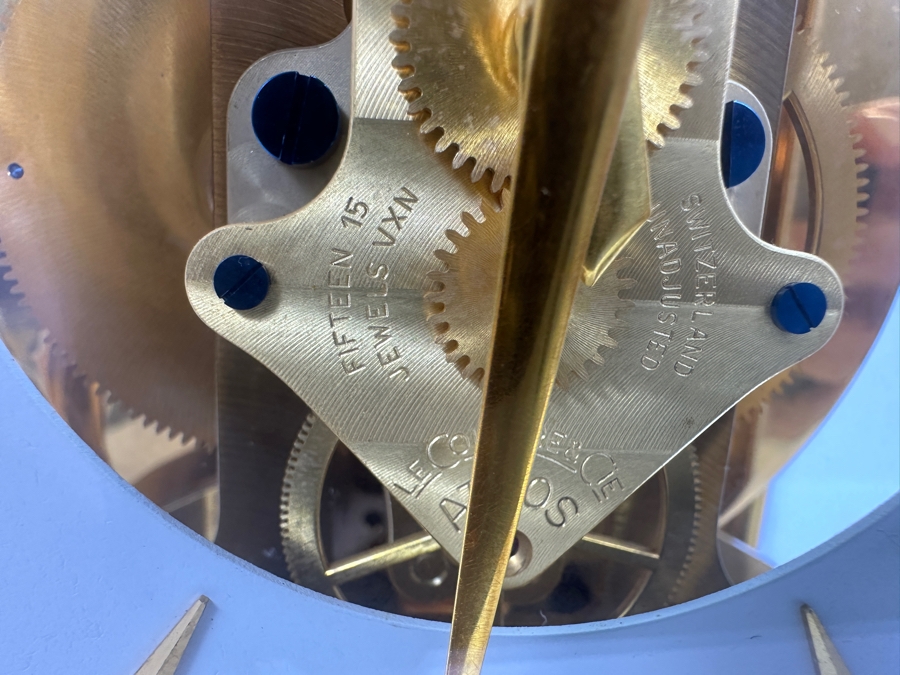 Vintage Jaeger Le Coultre Atmos Perpetual Motion Atmospheric Clock - Needs Servicing S/N 90,976 1950s 7W X 5.5D X 8.75H [Photo 6]