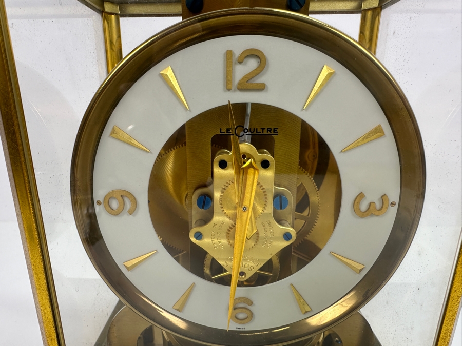 Vintage Jaeger Le Coultre Atmos Perpetual Motion Atmospheric Clock - Needs Servicing S/N 90,976 1950s 7W X 5.5D X 8.75H [Photo 3]