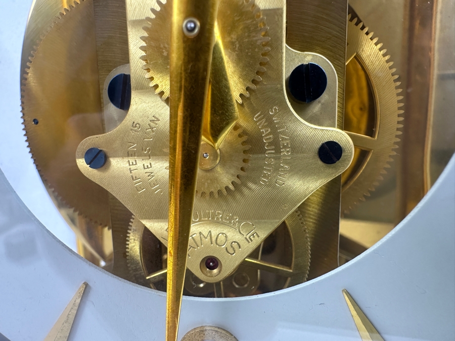 Vintage Jaeger Le Coultre Atmos Perpetual Motion Atmospheric Clock - Needs Servicing S/N 90,976 1950s 7W X 5.5D X 8.75H [Photo 5]