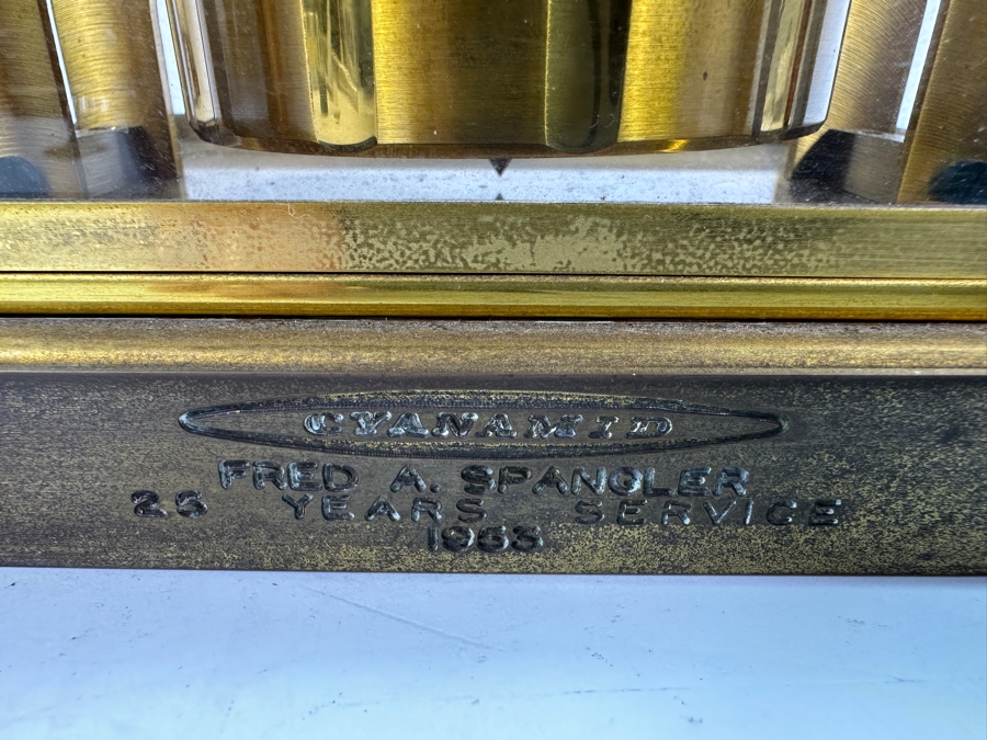 Vintage Jaeger Le Coultre Atmos Perpetual Motion Atmospheric Clock - Needs Servicing S/N 90,976 1950s 7W X 5.5D X 8.75H [Photo 8]