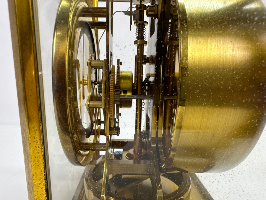 Vintage Jaeger Le Coultre Atmos Perpetual Motion Atmospheric Clock - Needs Servicing S/N 90,976 1950s 7W X 5.5D X 8.75H [Photo 18]