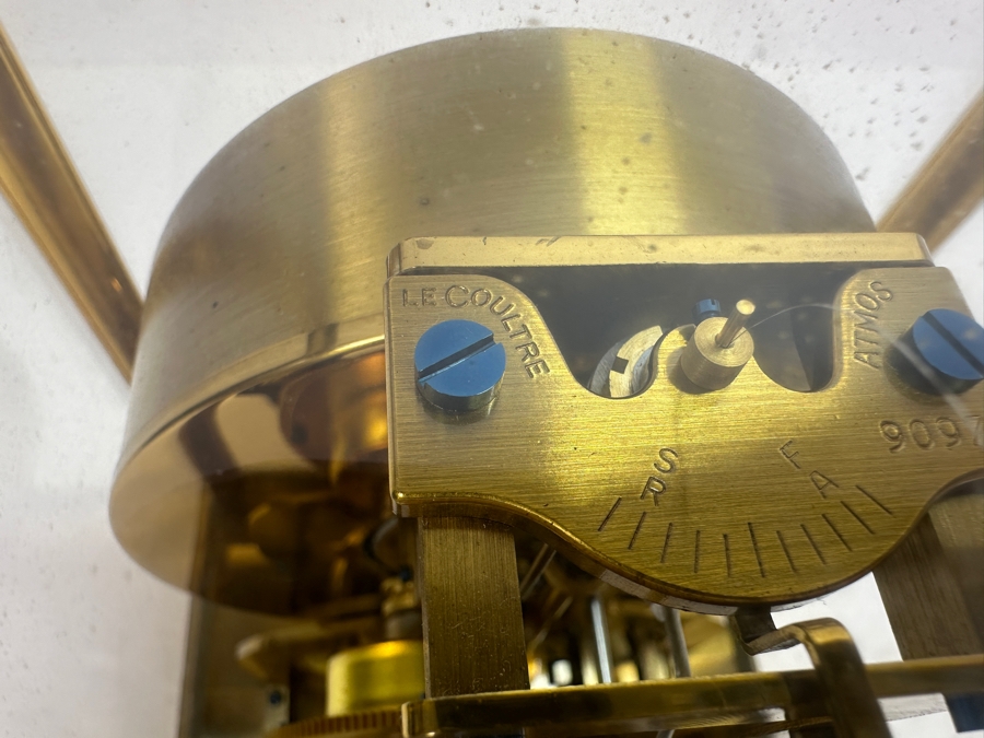 Vintage Jaeger Le Coultre Atmos Perpetual Motion Atmospheric Clock - Needs Servicing S/N 90,976 1950s 7W X 5.5D X 8.75H [Photo 22]