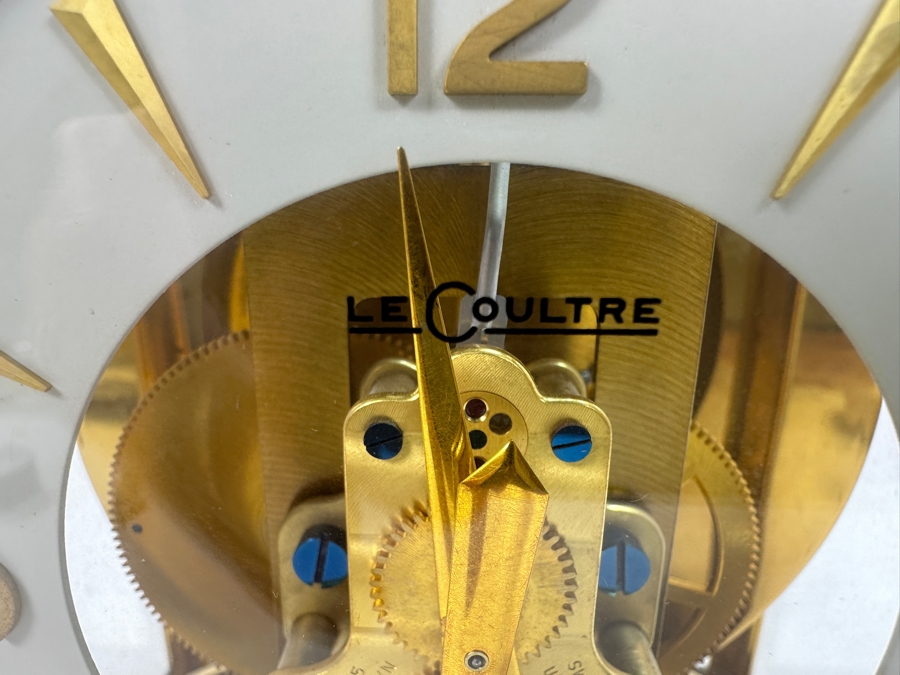 Vintage Jaeger Le Coultre Atmos Perpetual Motion Atmospheric Clock - Needs Servicing S/N 90,976 1950s 7W X 5.5D X 8.75H [Photo 4]