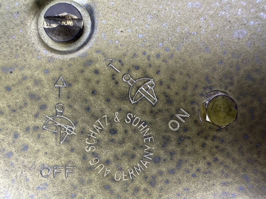 Vintage Working Schatz & Sohne Germany Nautical Ship's Bell Clock Mechanical 13W X 3.5D [Photo 10]