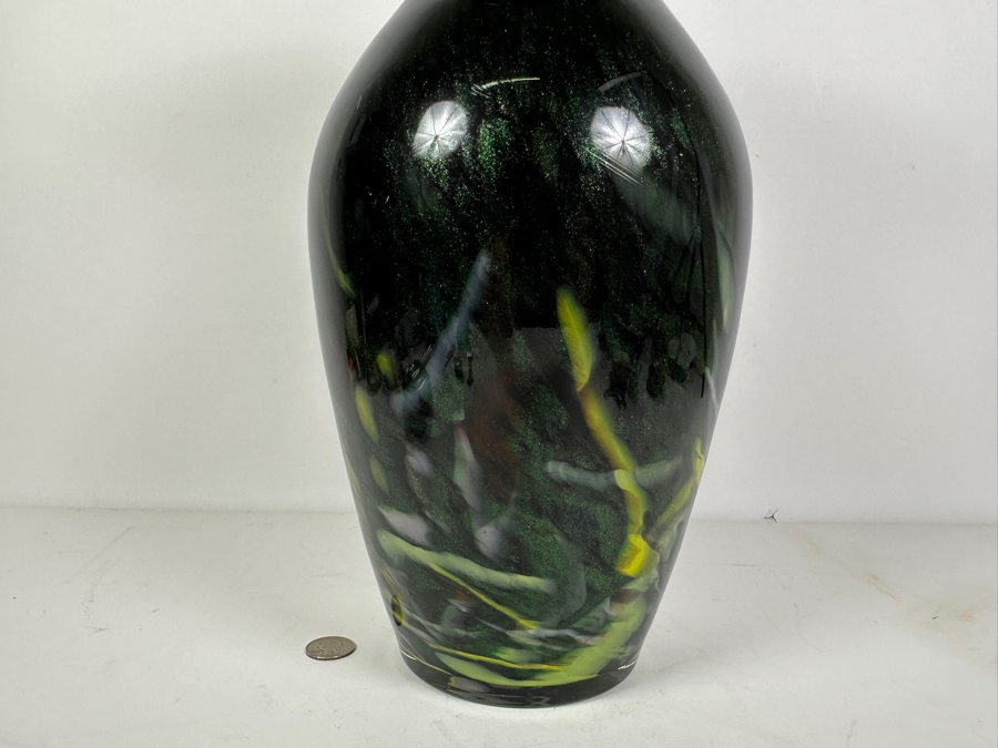 Large Art Glass Vase 17H [Photo 5]
