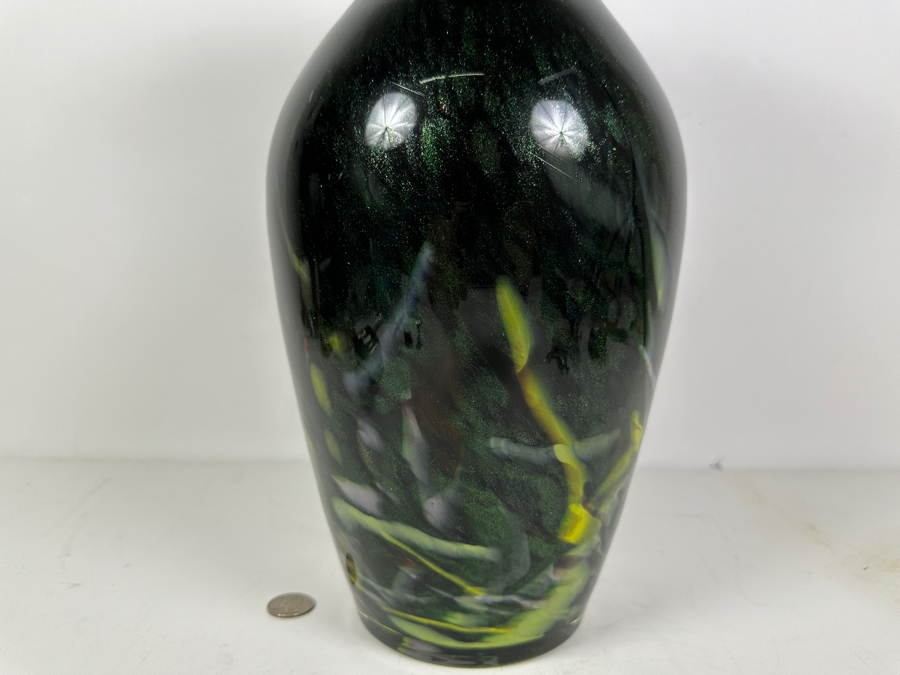 Large Art Glass Vase 17H [Photo 6]