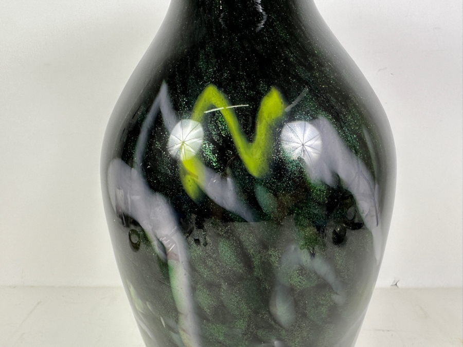 Large Art Glass Vase 17H [Photo 3]