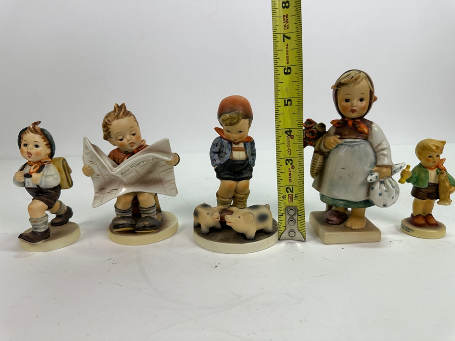 Five Vintage German Hummel Figurines 3.5H To 6H [Photo 18]