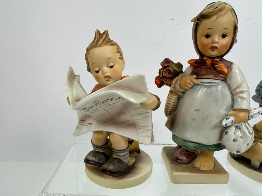 Five Vintage German Hummel Figurines 3.5H To 6H [Photo 8]