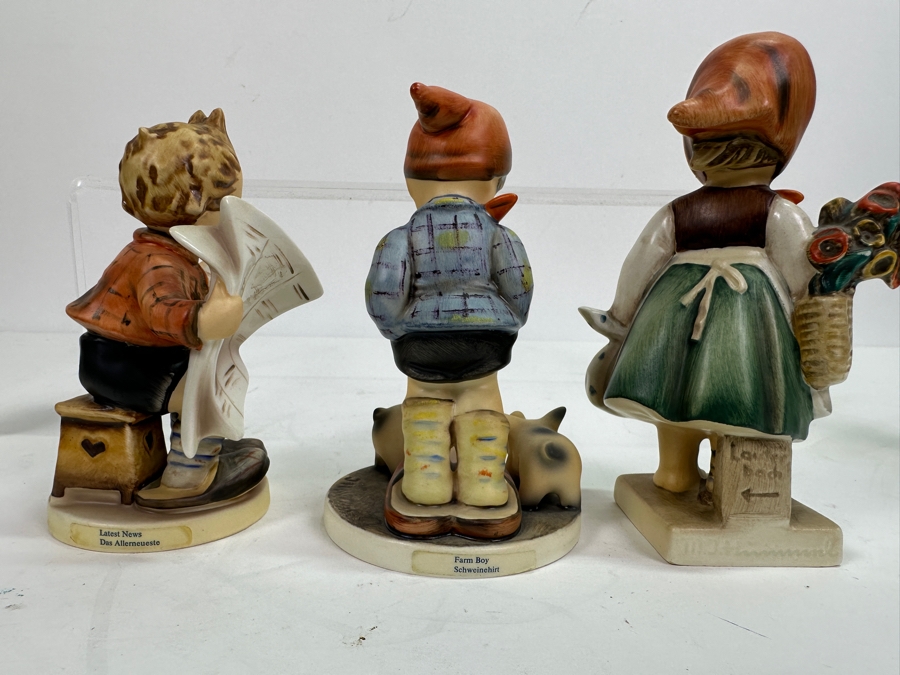 Five Vintage German Hummel Figurines 3.5H To 6H [Photo 12]