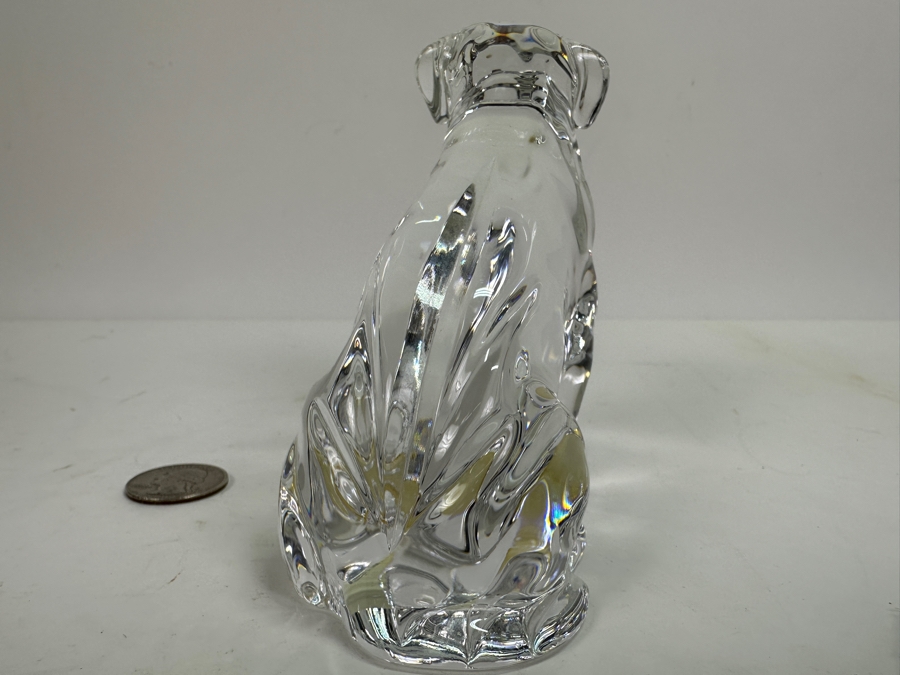 Waterford Crystal Labrador Retriever Figurine New With Tags 4.25H Retails $150 [Photo 4]