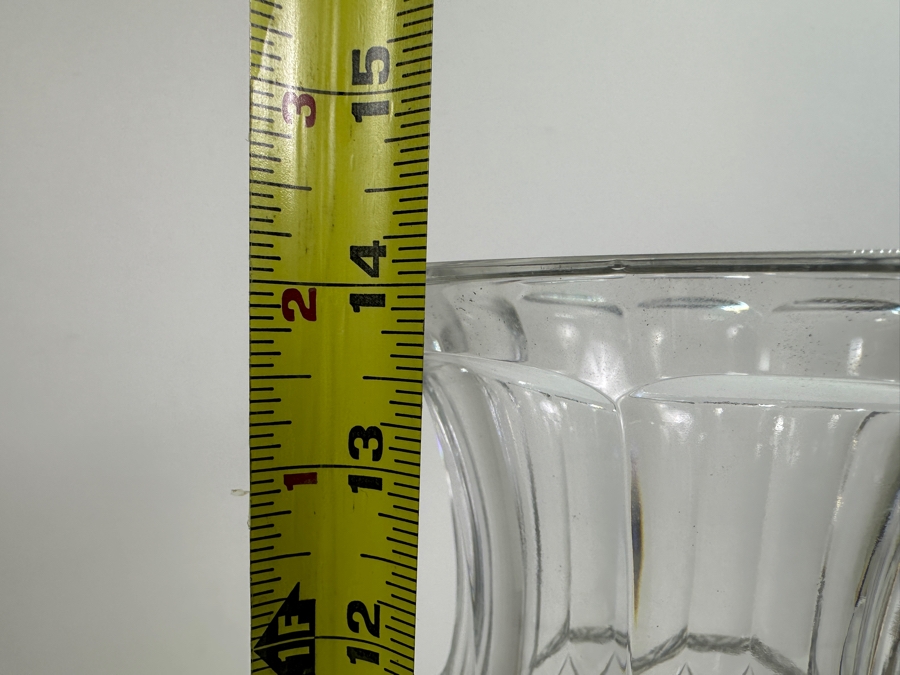 Pair Of Waterford Marquis Stemware Glasses 8.5H And Large Rogaska Crystal Vase 14H [Photo 4]