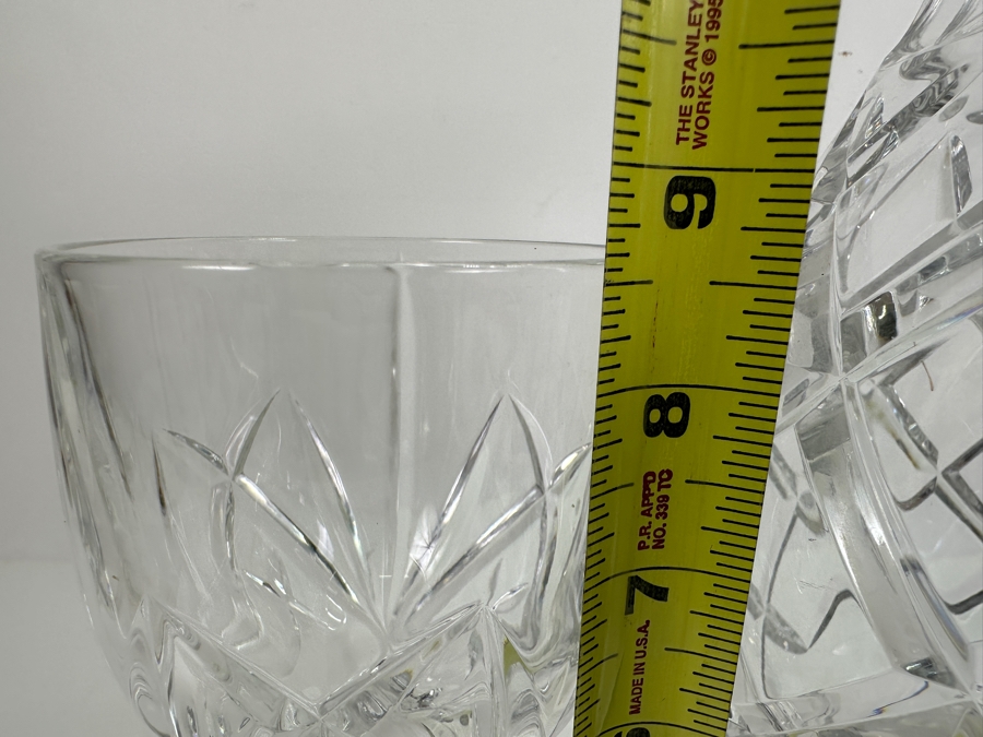 Pair Of Waterford Marquis Stemware Glasses 8.5H And Large Rogaska Crystal Vase 14H [Photo 3]