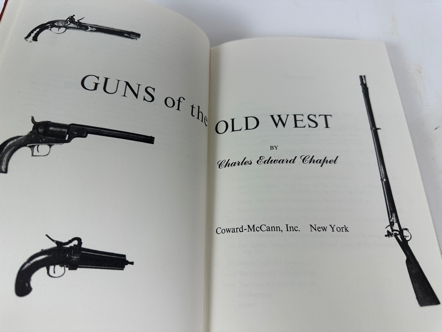 1995 Hardcover Book Guns Of The Old West By Charles Edward Chapel [Photo 4]