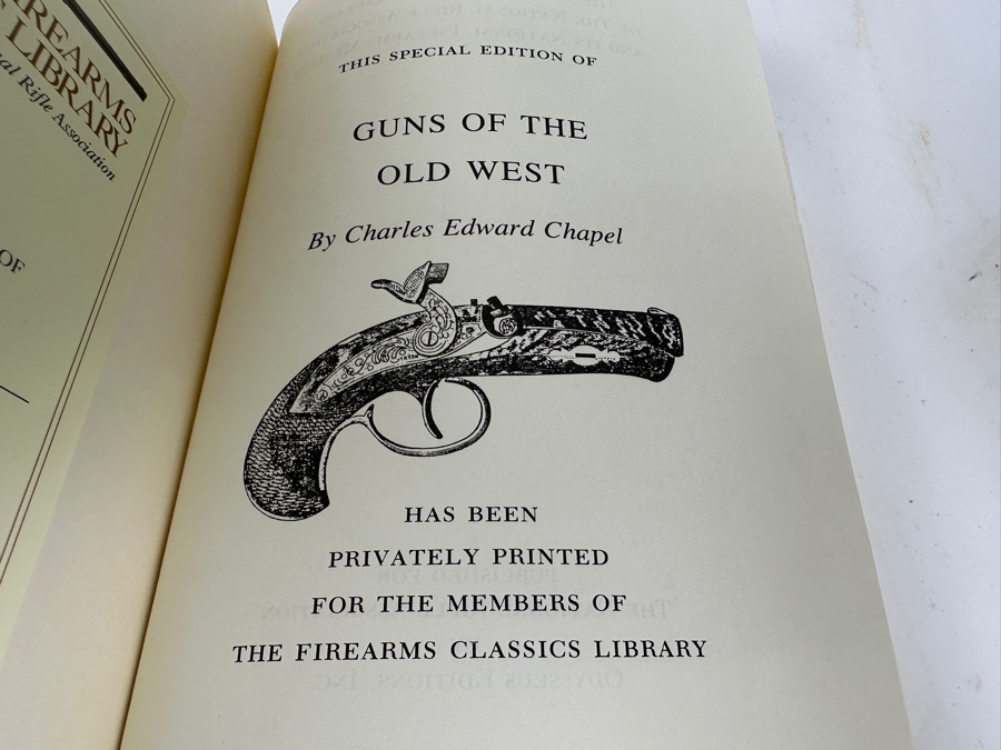 1995 Hardcover Book Guns Of The Old West By Charles Edward Chapel [Photo 2]