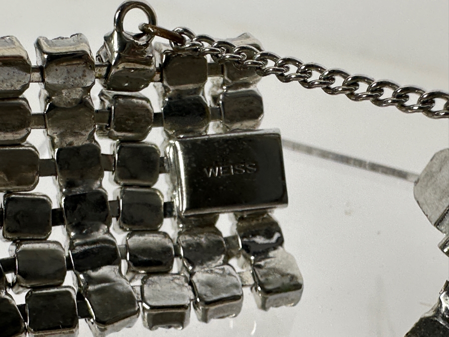 Pair Of Vintage WEISS Rhinestone Bracelets [Photo 5]