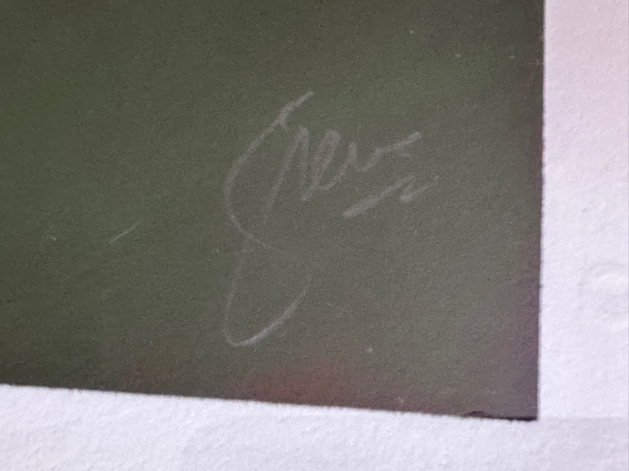 Gerrit Greve (1948-2024, Cardiff by the Sea, CA) Original Acrylic Painting On Paper Untitled Signed Lower Right 26 X 36 Framed 31 X 41 Estimate $1,000 - $2,000 [Photo 4]