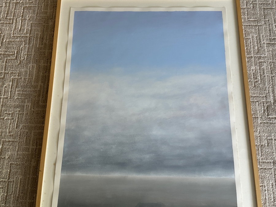 Gerrit Greve (1948-2024, Cardiff by the Sea, CA) Original Acrylic Painting On Paper Untitled Signed Lower Right 26 X 36 Framed 31 X 41 Estimate $1,000 - $2,000 [Photo 2]