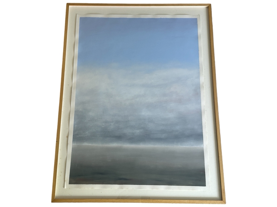 Gerrit Greve (1948-2024, Cardiff by the Sea, CA) Original Acrylic Painting On Paper Untitled Signed Lower Right 26 X 36 Framed 31 X 41 Estimate $1,000 - $2,000 [Photo 1]