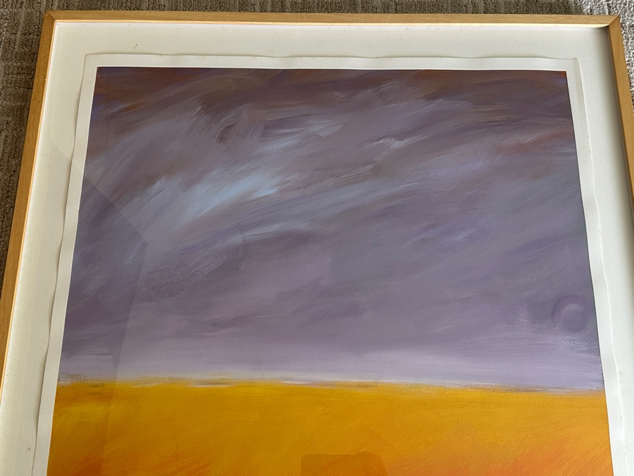 Gerrit Greve (1948-2024, Cardiff by the Sea, CA) Original Acrylic Painting On Paper Untitled Signed Lower Right 26 X 36 Framed 31 X 41 Estimate $1,000 - $2,000 [Photo 3]