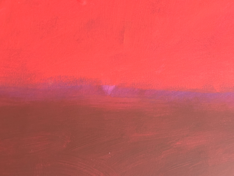 Gerrit Greve (1948-2024, Cardiff by the Sea, CA) Original Acrylic Painting On Paper Untitled Signed Lower Right 26 X 36 Framed 31 X 41 Estimate $1,000 - $2,000 [Photo 4]