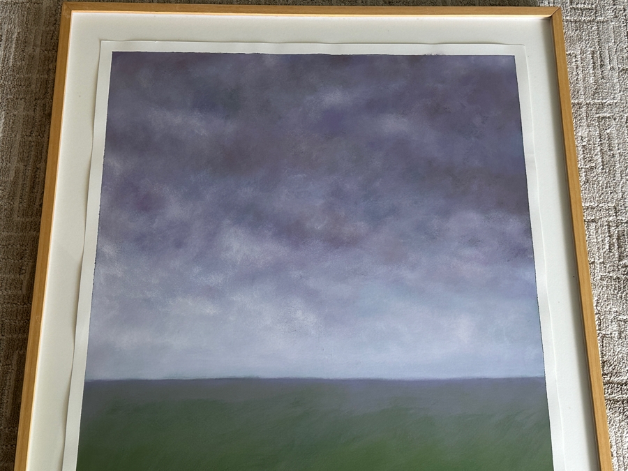 Gerrit Greve (1948-2024, Cardiff by the Sea, CA) Original Acrylic Painting On Paper Untitled Signed Lower Right 26 X 36 Framed 31 X 41 Estimate $1,000 - $2,000 [Photo 3]