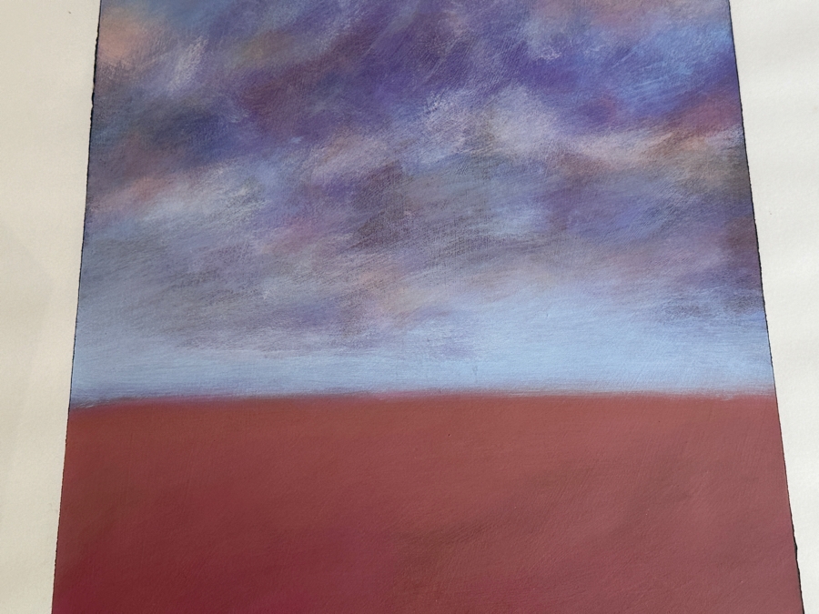 Gerrit Greve (1948-2024, Cardiff by the Sea, CA) Original Acrylic Painting On Paper Untitled Signed Lower Right 26 X 36 Framed 31 X 41 Estimate $1,000 - $2,000 [Photo 5]