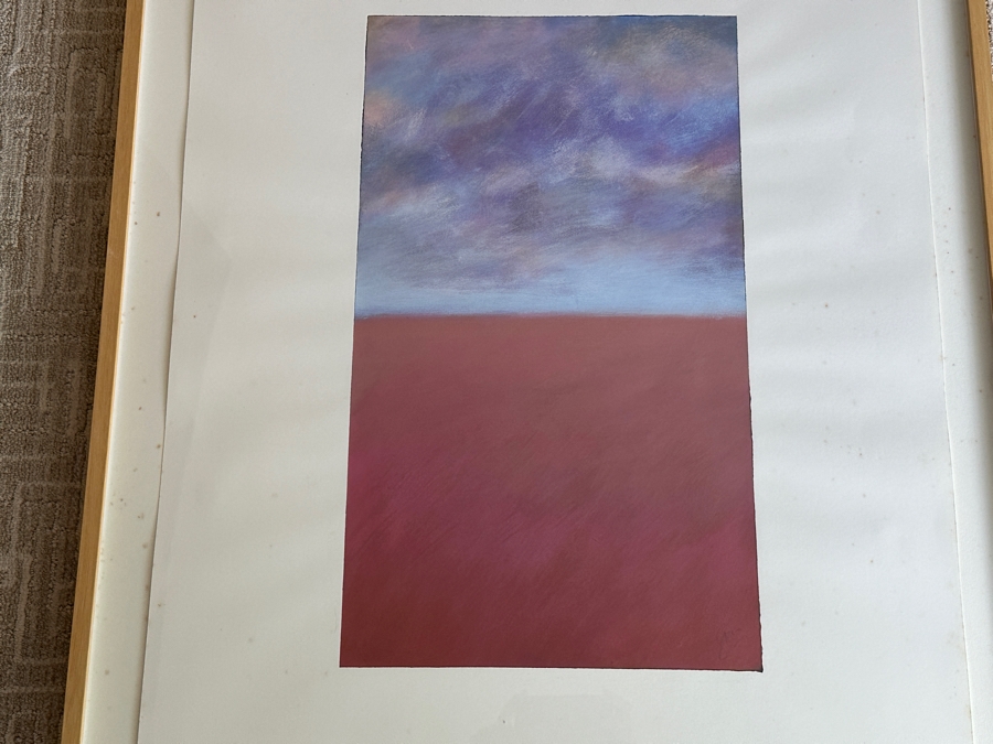 Gerrit Greve (1948-2024, Cardiff by the Sea, CA) Original Acrylic Painting On Paper Untitled Signed Lower Right 26 X 36 Framed 31 X 41 Estimate $1,000 - $2,000 [Photo 3]