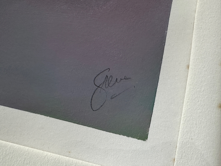 Gerrit Greve (1948-2024, Cardiff by the Sea, CA) Original Acrylic Painting On Paper Untitled Signed Lower Right 26 X 36 Framed 31 X 41 Estimate $1,000 - $2,000 [Photo 5]