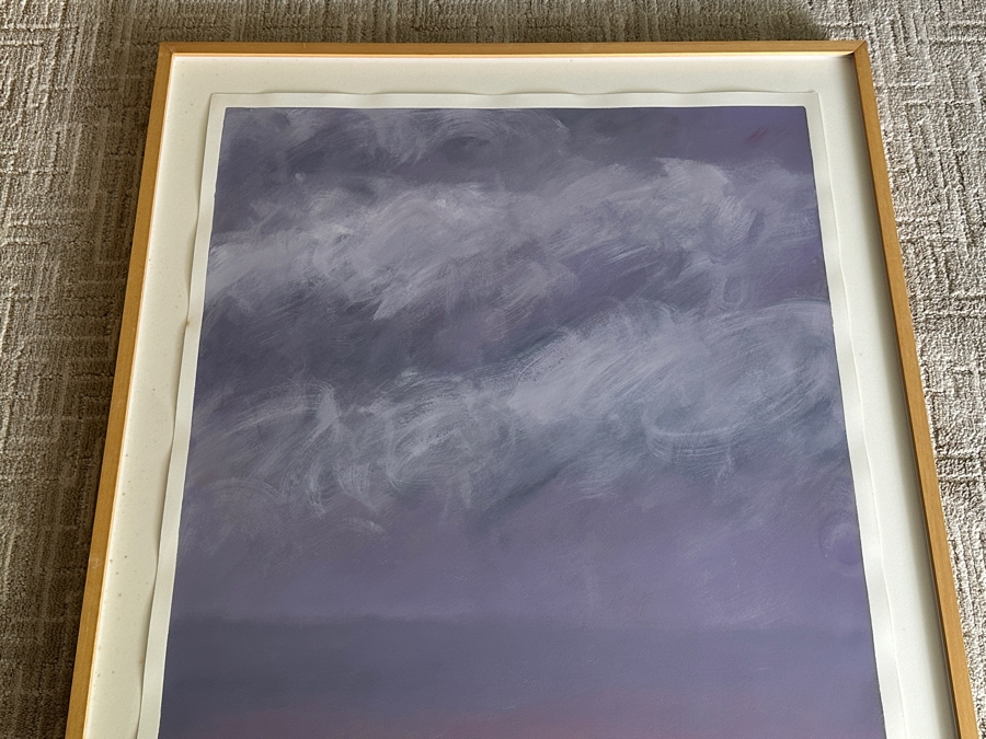 Gerrit Greve (1948-2024, Cardiff by the Sea, CA) Original Acrylic Painting On Paper Untitled Signed Lower Right 26 X 36 Framed 31 X 41 Estimate $1,000 - $2,000 [Photo 2]