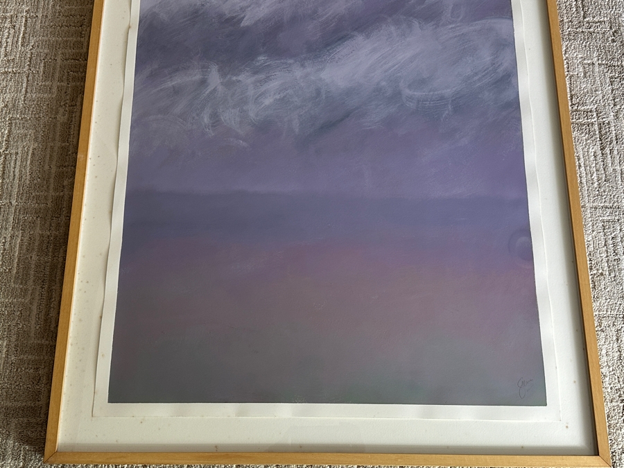 Gerrit Greve (1948-2024, Cardiff by the Sea, CA) Original Acrylic Painting On Paper Untitled Signed Lower Right 26 X 36 Framed 31 X 41 Estimate $1,000 - $2,000 [Photo 4]
