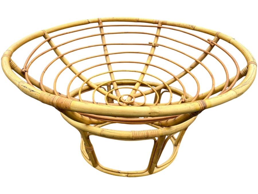 Just Added - Rattan Papasan Chair With Cushion 44W X 25H [Photo 2]