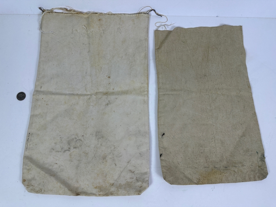 Just Added - Vintage 1978 U.S Mint Quarter Dollar $1000 Cloth Money Bag & Cents $50 Money Bag [Photo 4]