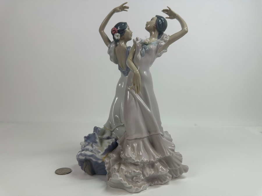 Vintage Lladro Ole' Flamenco Couple Figurine 01005601 11H Retails $860 [Photo 5]