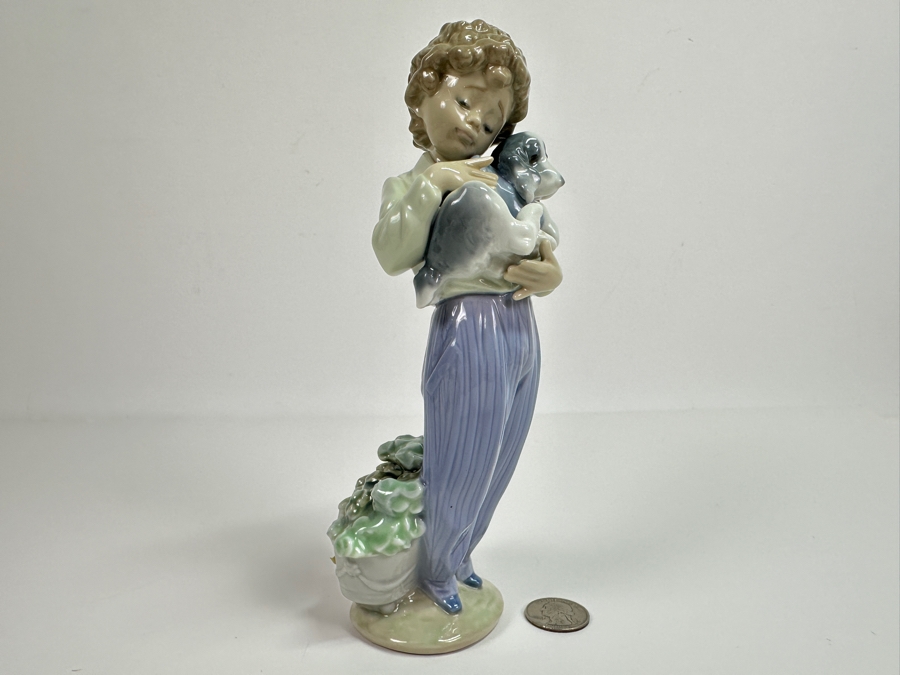 Vintage Lladro My Buddy Porcelain Figurine 1989 Collectors Society 8H Retails $180 [Photo 4]