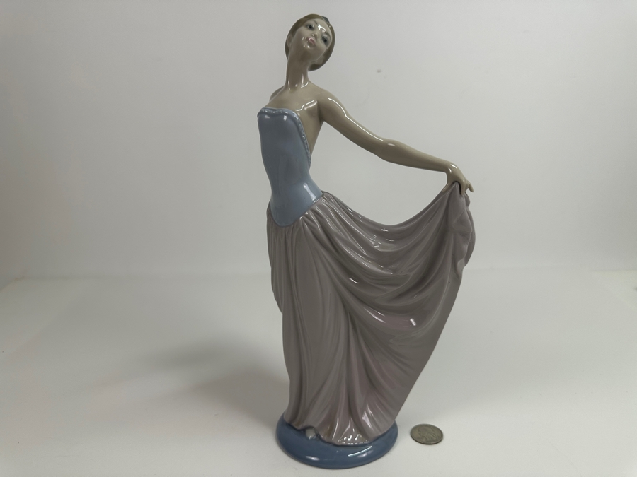 Vintage Lladro Dancer Porcelain Figurine 01005050 12H Retails $385 [Photo 5]