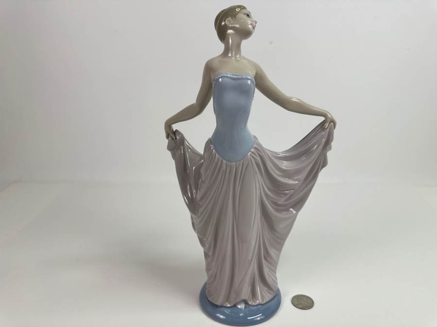 Vintage Lladro Dancer Porcelain Figurine 01005050 12H Retails $385 [Photo 2]