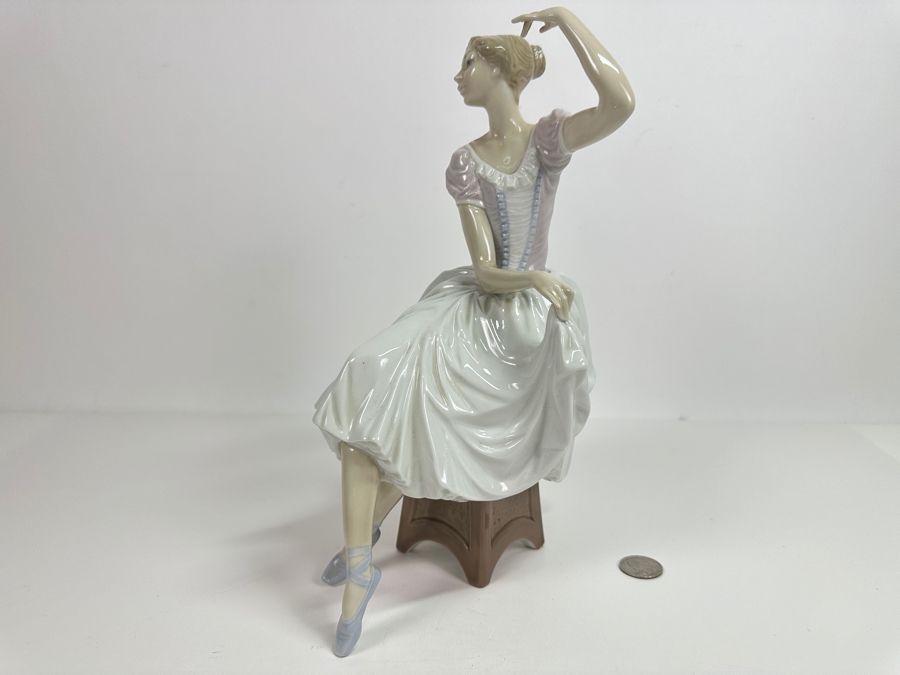 Vintage Lladro Weary Ballerina 5275 Porcelain Figurine 12H Retails $200 [Photo 4]