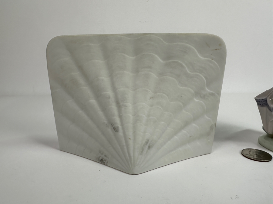 Vintage Lladro Summer Stroll 7611 Porcelain Figurine With Lladro Collectors Society Plaque Retails $150 [Photo 5]